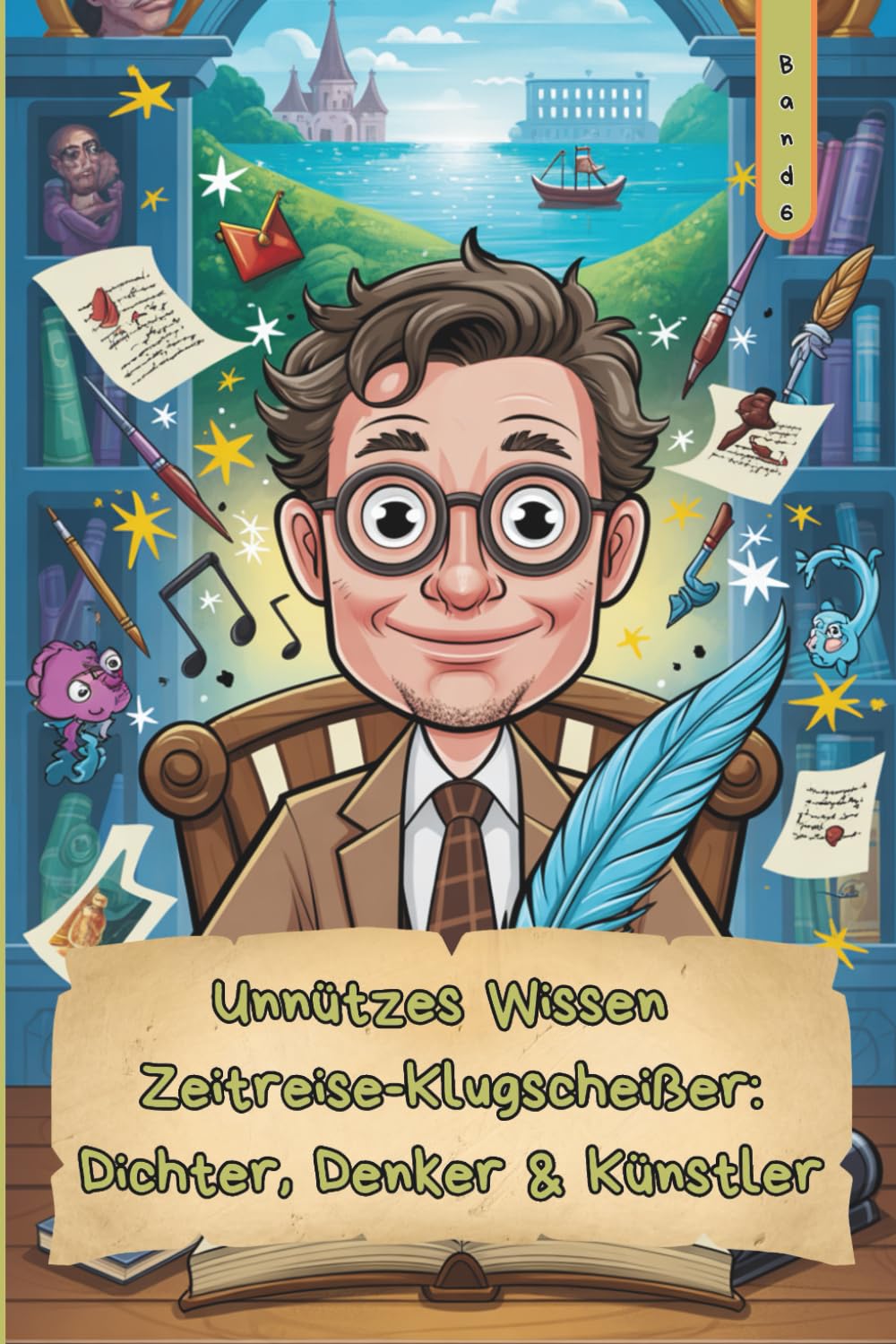 Unnützes Wissen – Zeitreise-Klugscheißer: Dichter, Denker & Künstler 101 kuriose Fakten als Geschenk für Kreativ-Nerds & Kulturfans