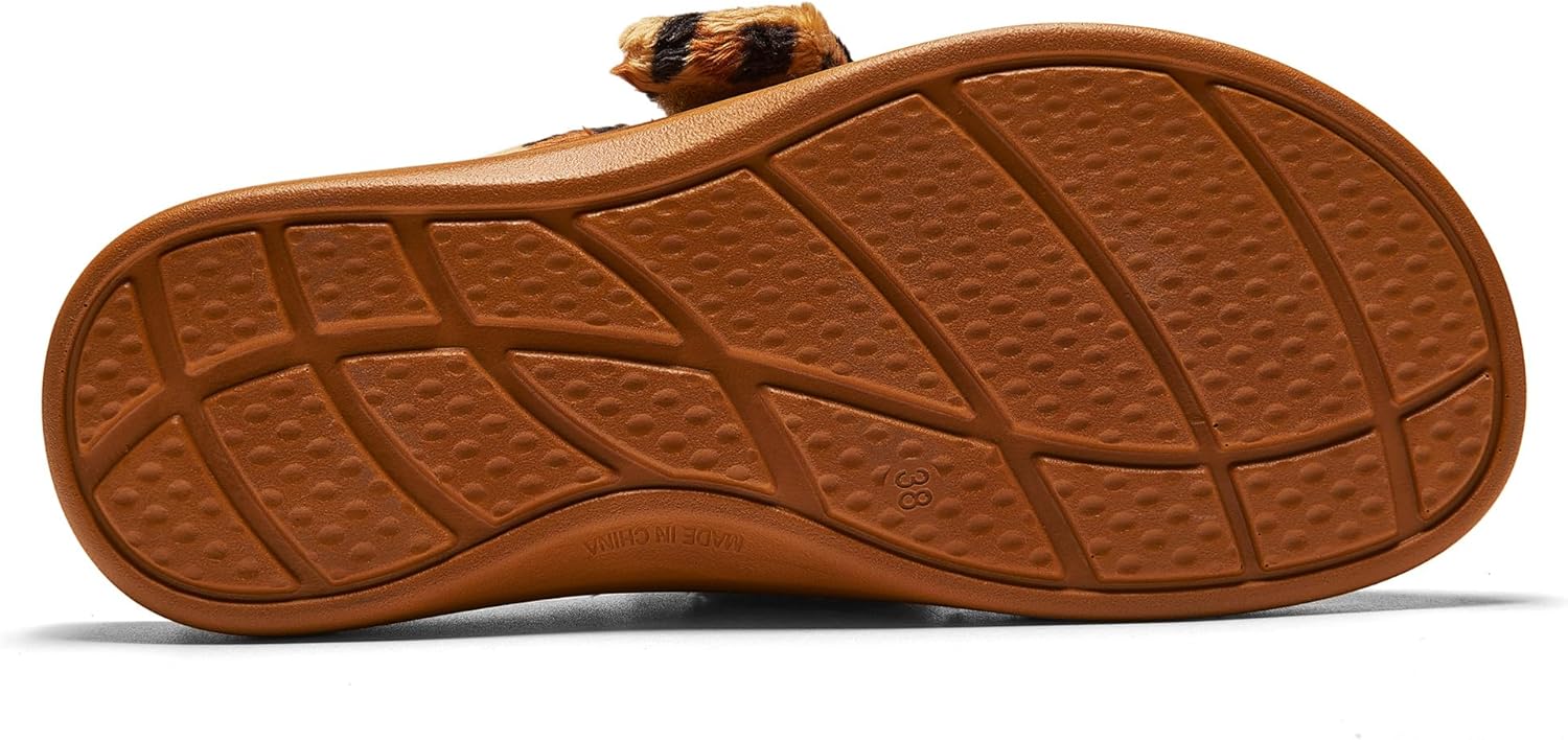 SOLLBEAM Womens Slippers House shoes with Arch Support Orthotic Heel Cup indoor outdoor sandals - Image 7