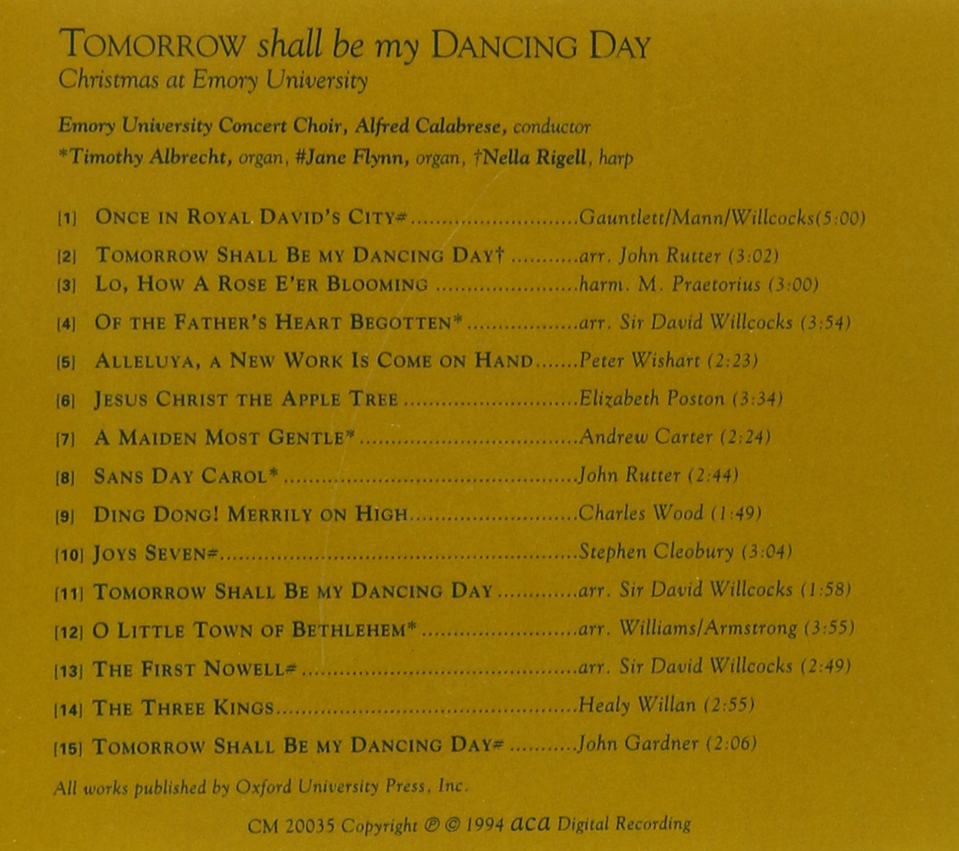 Tomorrow Shall Be My Dancing Day image 2