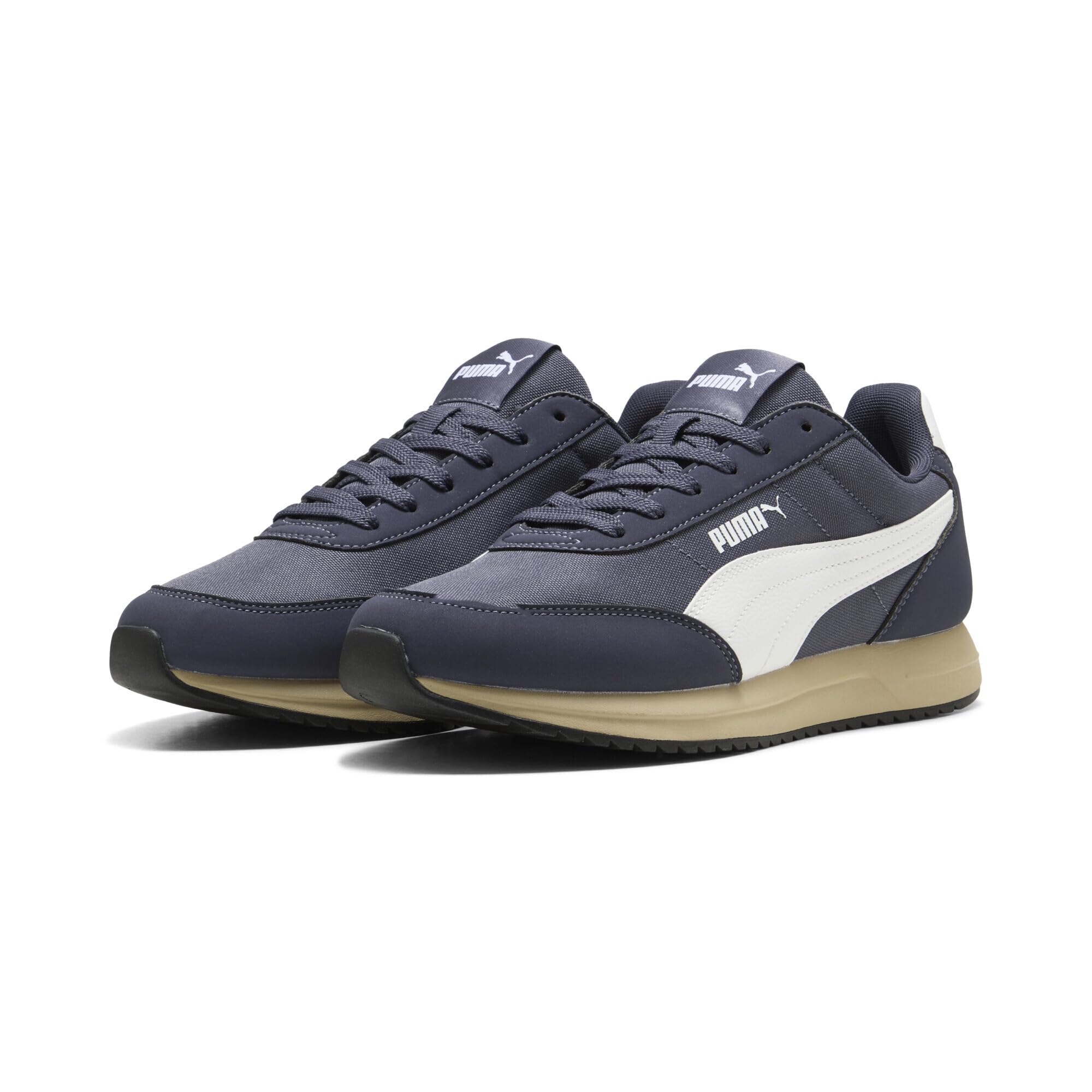 PUMA Erwachsene R78 Lightwind Sneakers 42, Inky Depths White Black Gray