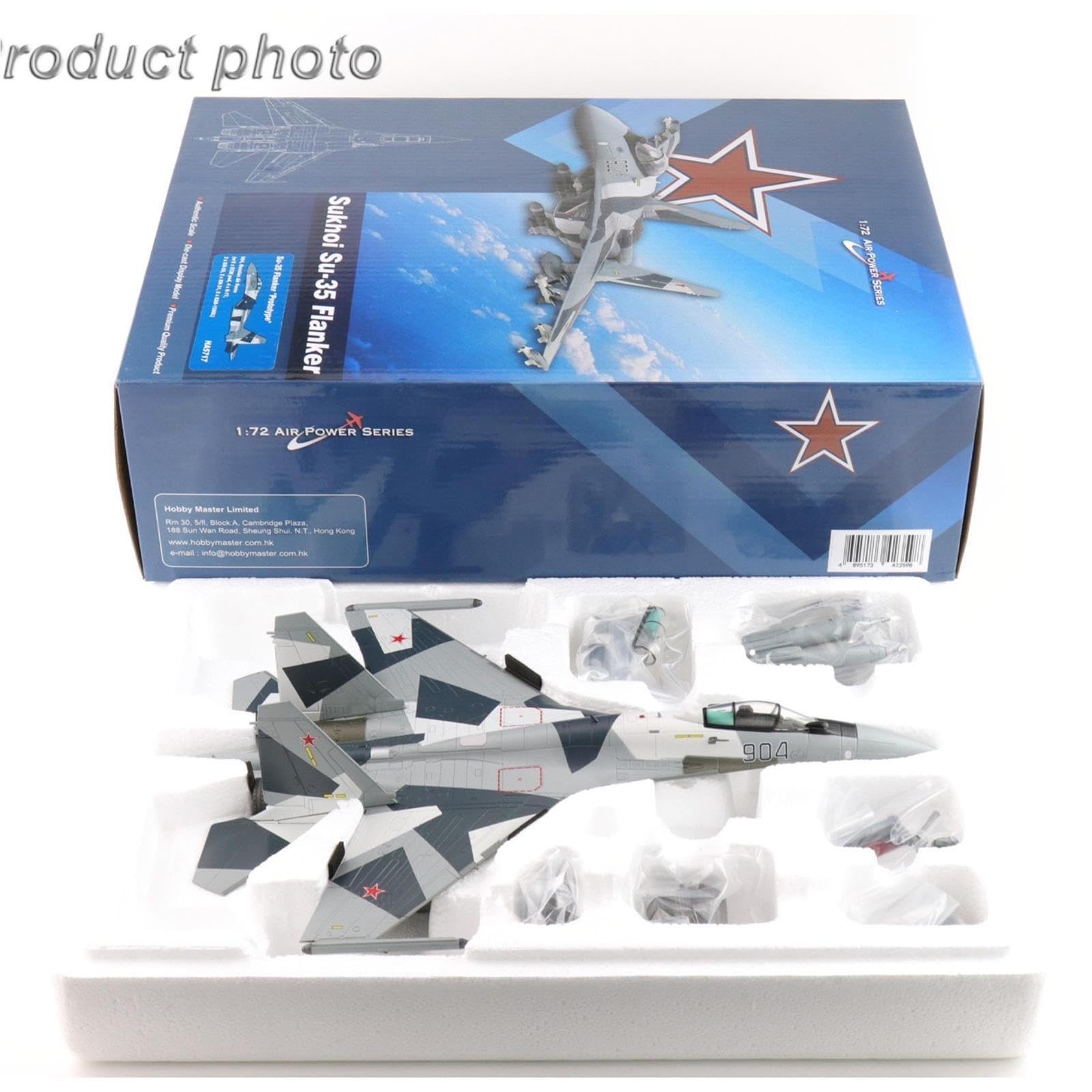 aerei a reazione Prototipo dell'aereo da caccia Su-35 in scala 1:72 completamente carico regali per piloti