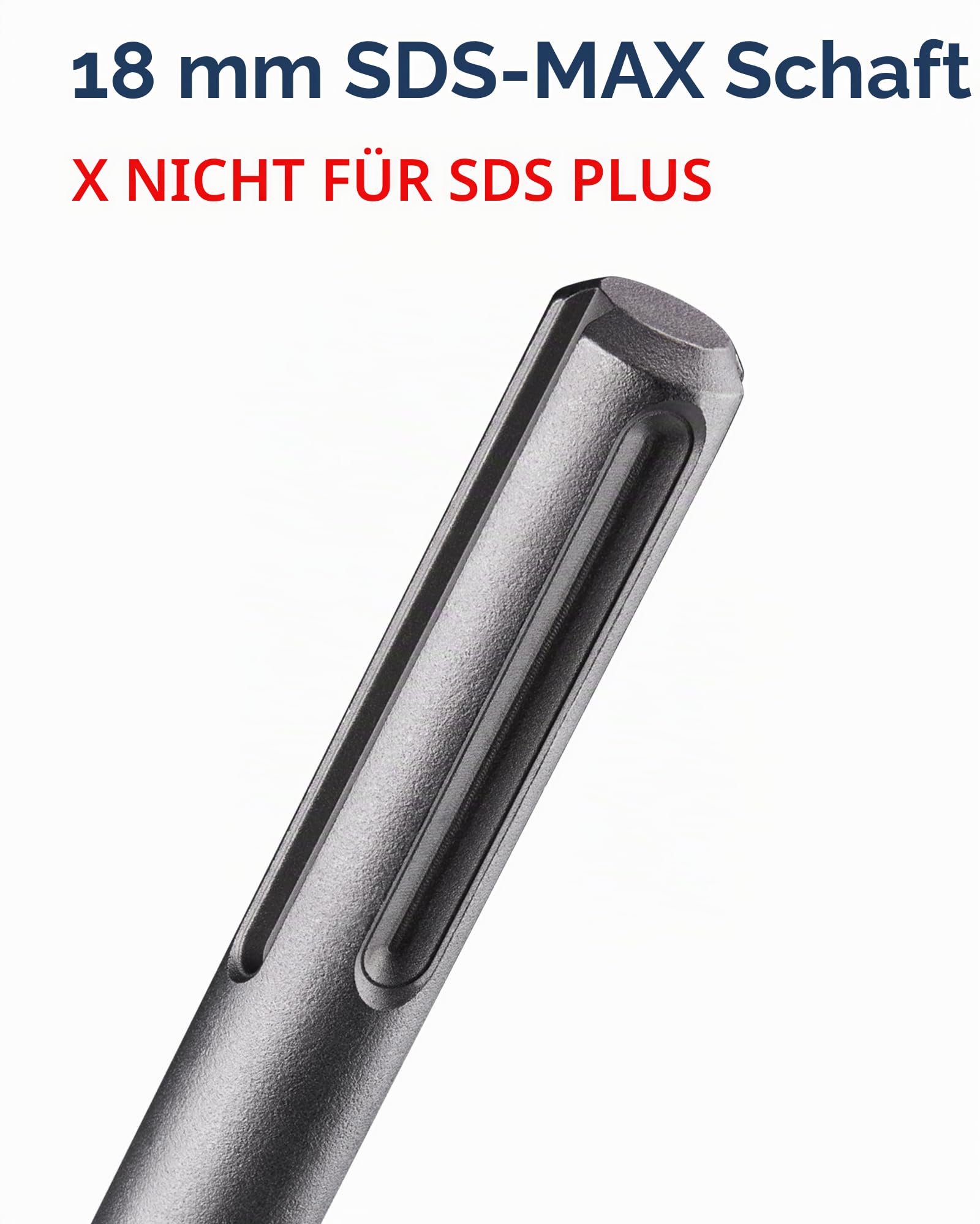 SDS Max Meißel, Firecore Fliesenmeißel 380 × 150 mm für SDS Max Hammer, extra breit Spatmeißel, Betonmeißel zum Entfernen von Linoleumböden, VCT-Betonmörtel, Dünnbettmörtel, Keramikfliesen