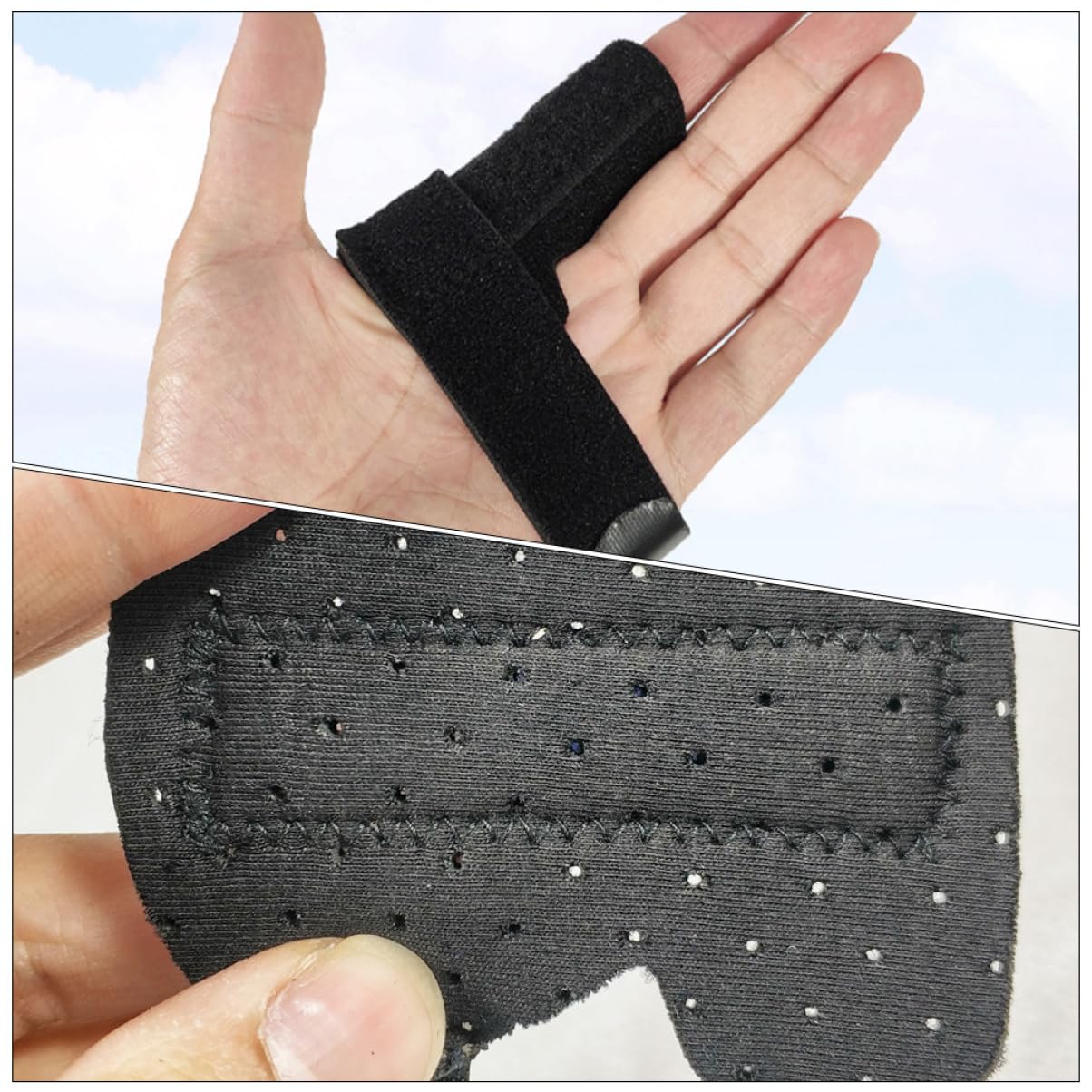 VALICLUD 2pcs Portable Finger Splint for Rehabilitation Fracture Brace Finger Fixing Tool for Joint Support and Injury