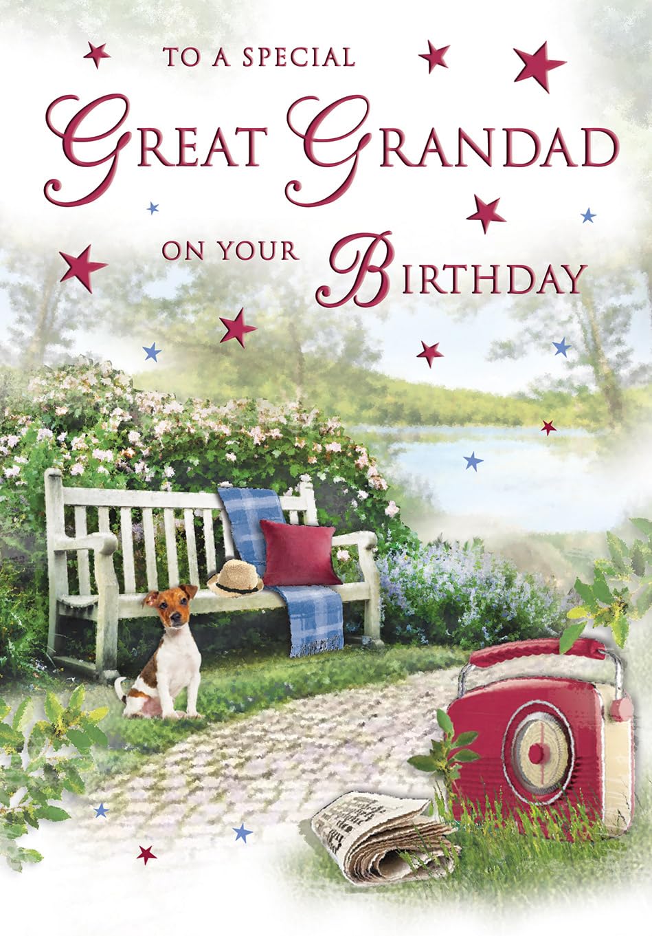 Regal Publishing Traditional Birthday Card Great Grandad - 9 x 6 inches - Piccadilly Greetings