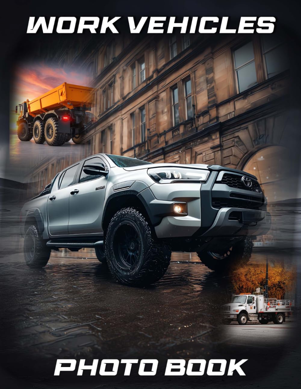 Work Vehicles Photography Book: Professional Vehicle Photo Collection For Transportation Fans | 40 Dynamic Workplace Images