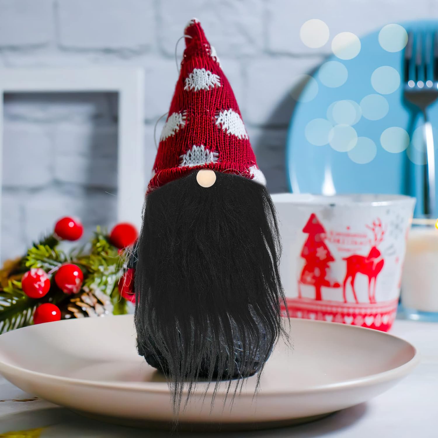 Halloween Season Dwarf Beard Craft Supplies Set for Gnome DIY Christmas image 5