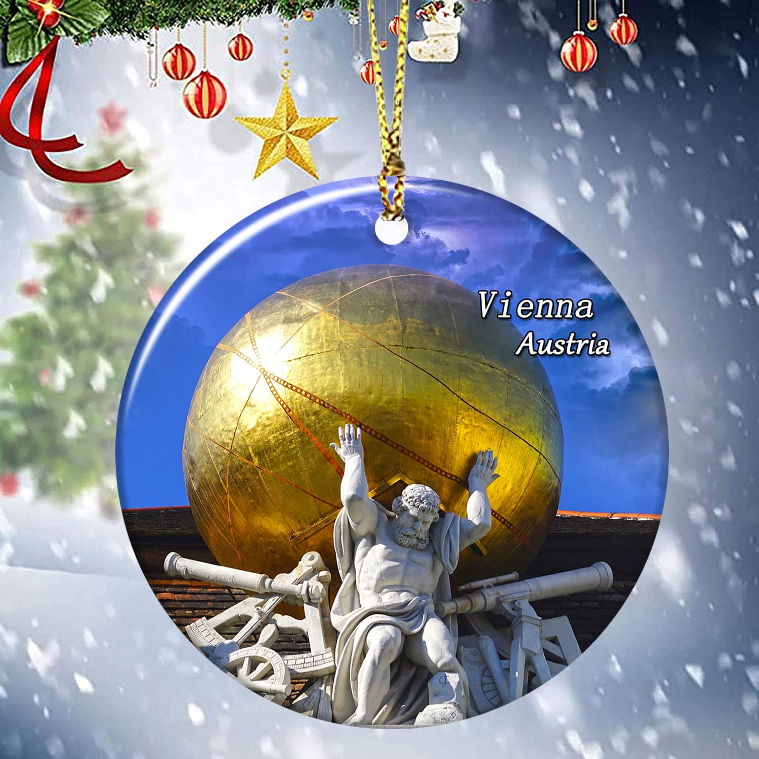 Kerstboom Versieringen,2D Acryl Winter Decoraties