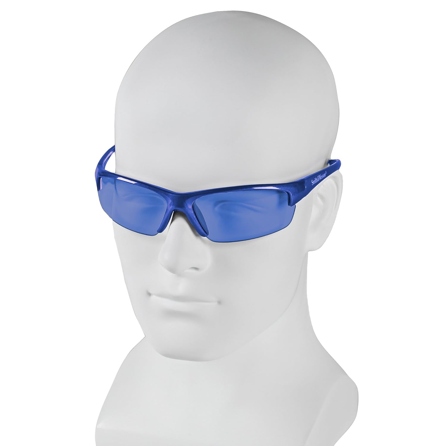 KLEENGUARD 21301 Equalizer Safety Eyewear, Blue Mirror Lens, Blue Frame, Pack of 12