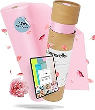 HOMERELLA Pink [30cm x 35m] - Non-Woven Roll - Table Runner Table Runner - Fabric - For Birthday, Wedding, Christmas, Christening & Confirmation - Decoration