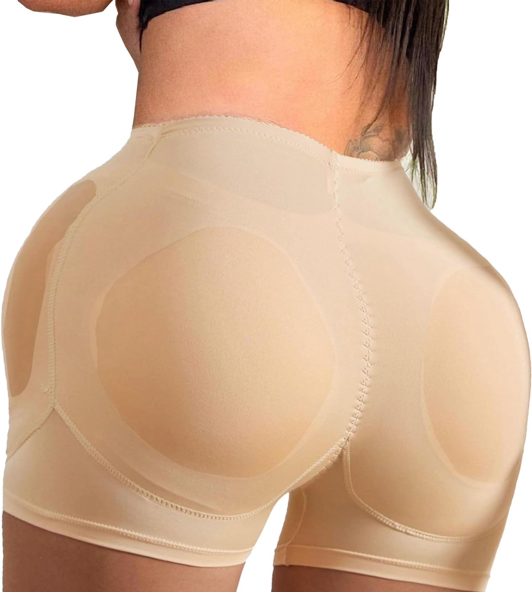 VENDAU Padded Butt Shapewear with Butt Pads Shapewear Butt Enhancer Underwear Hip and Butt Padded Shapewear Hip Pad Underwear