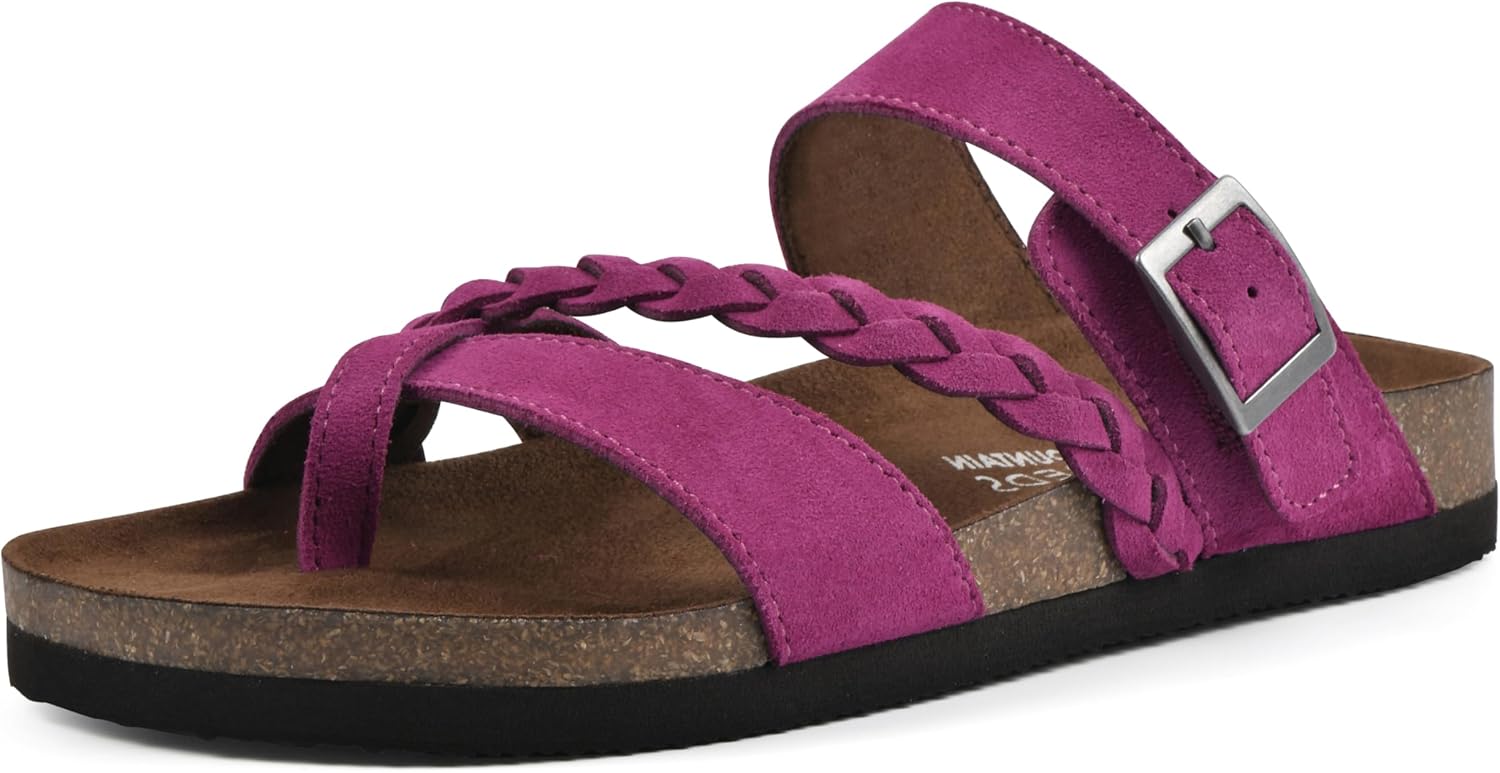 WHITE MOUNTAIN Women's Hazy Braided Signature Comfort-Molded Footbed Sandal  - Picture 50 of 84