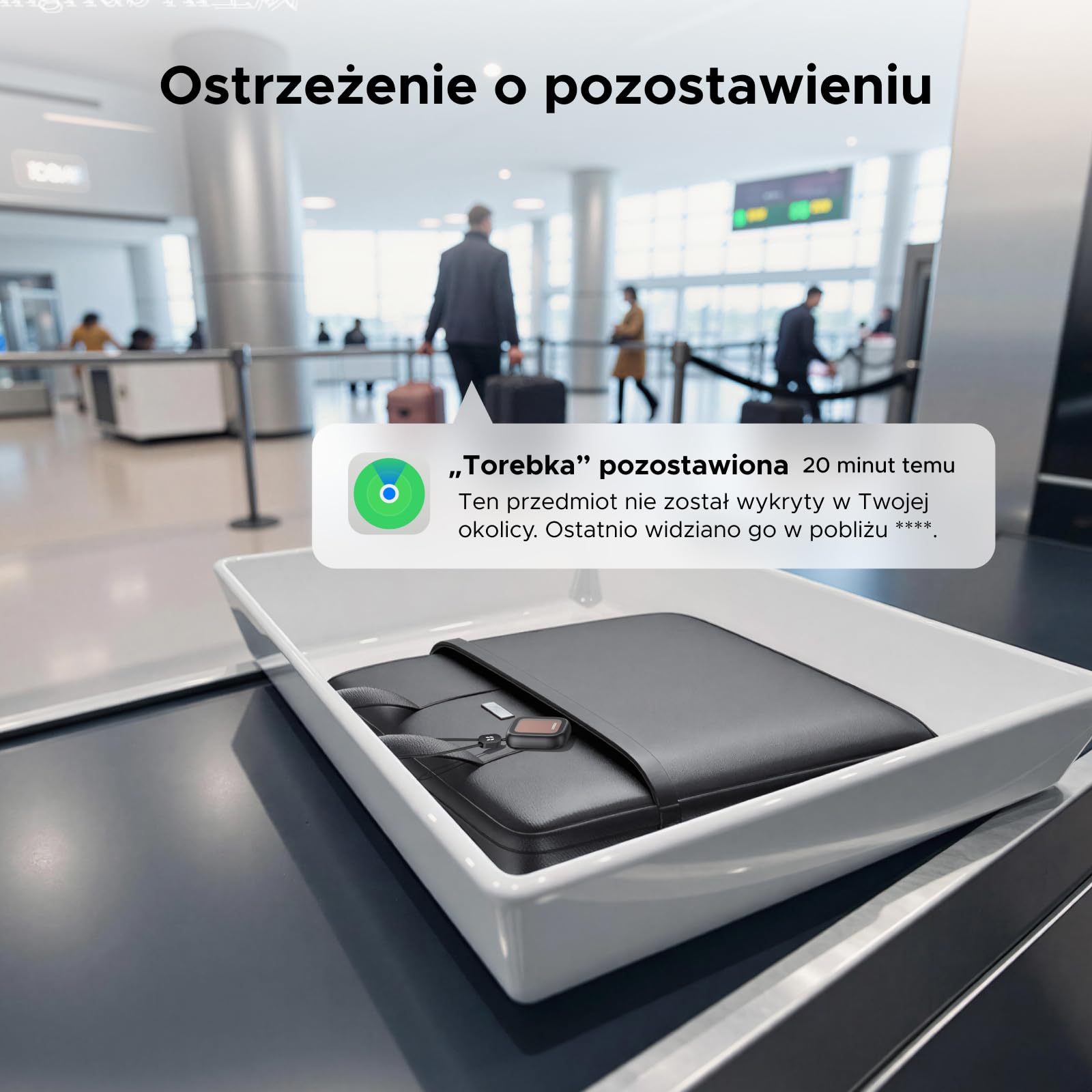 UGREEN FineTrack Pro Solar Finder, lokalizator kluczy kompatybilny z Apple Find My (tylko iOS), tracker do kluczy, bagażu, walizek, paszportów, Bluetooth tracker z energią słoneczną