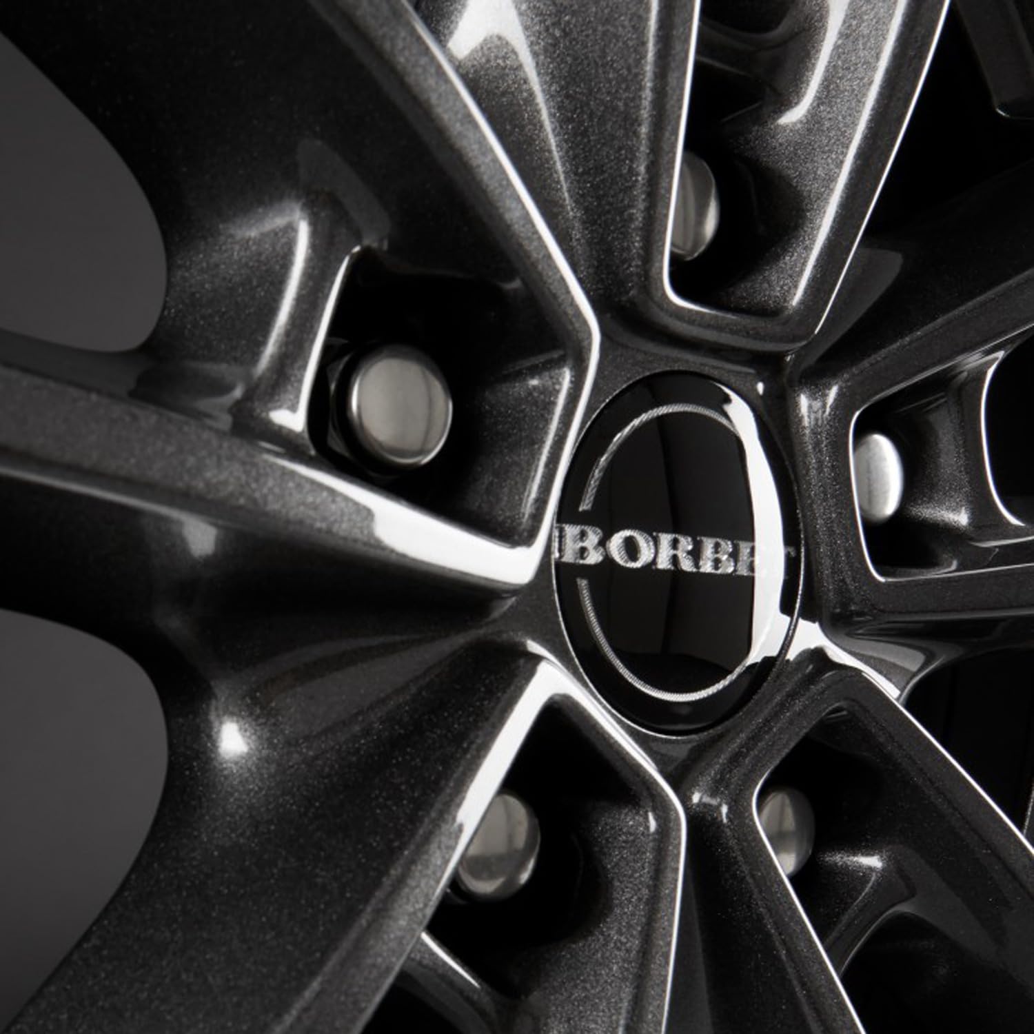 4x Borbet cerchi in alluminio W 7x17 ET40 5x112 mistral anthracite glossy