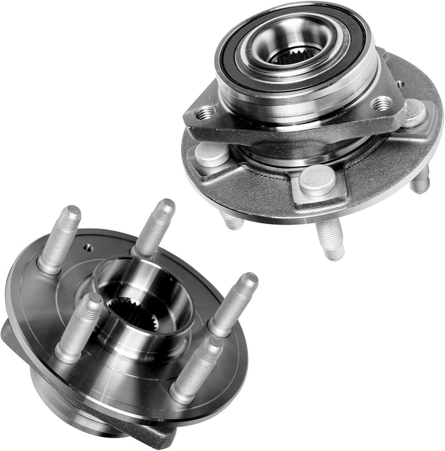 Detroit Axle - Front 4pc Wheel Bearing Hubs Kit for Chevy Malibu Buick LaCrosse Regal Sportback TourX, 2 Wheel Bearing & Hubs 2 Sway Bar End Links Replacement