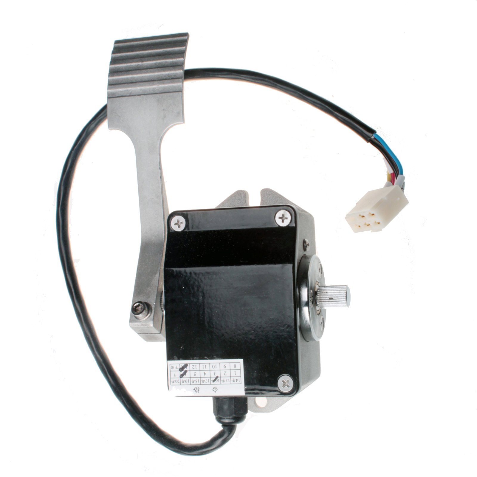 Accélérateur électrique Au Pied De L'accélérateur EFP‑005 0-5K Remplacement Pour La Pédale D'accélérateur EV Curtis, Remplacement De L'accélérateur