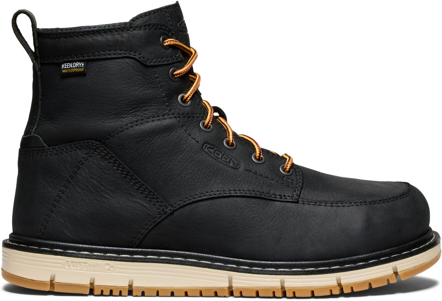 KEEN Utility Men's San Jose 6" Alloy Toe Waterproof Wedge Work Boots