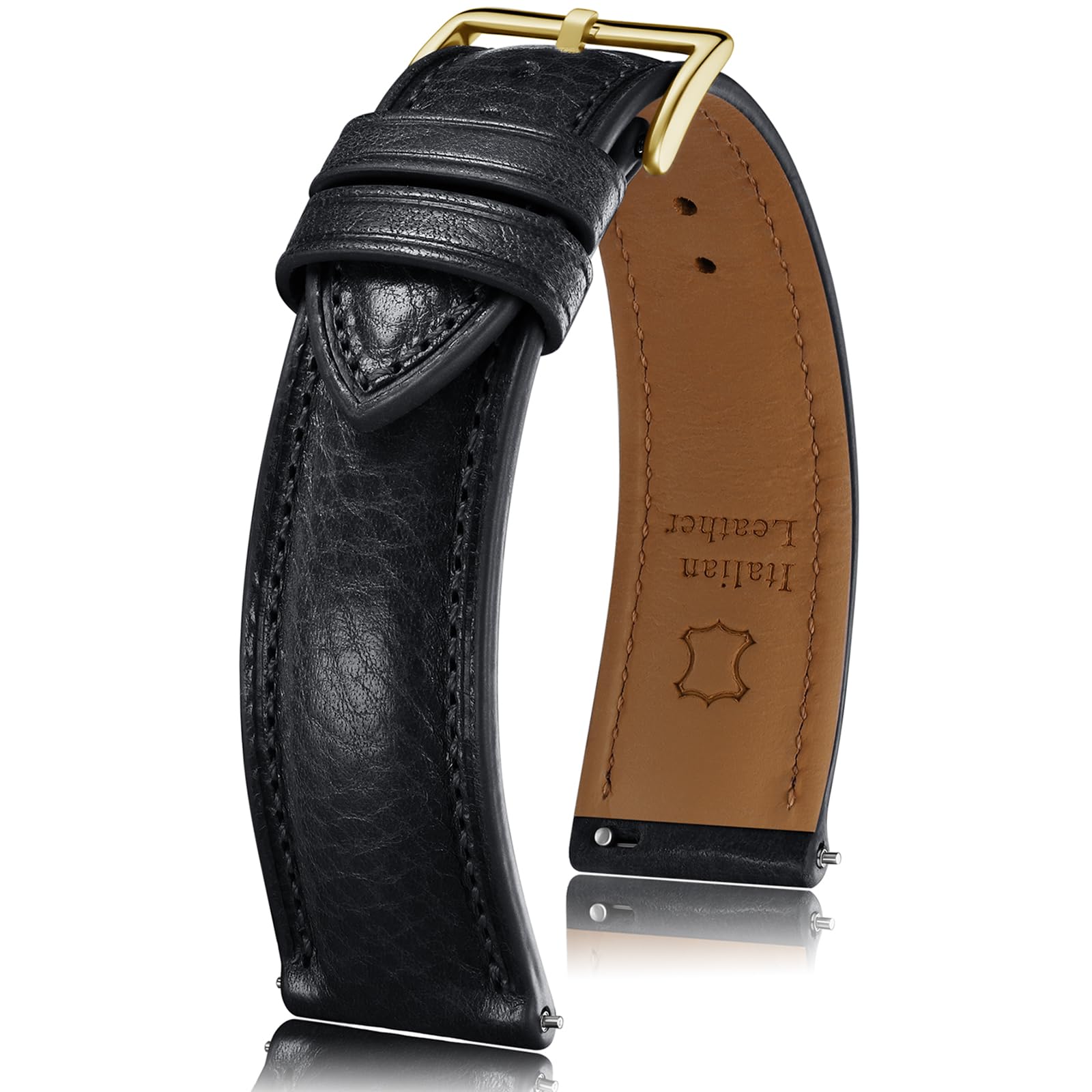 Getalia Italian Vegetable-Tanned Leather Watch Band
