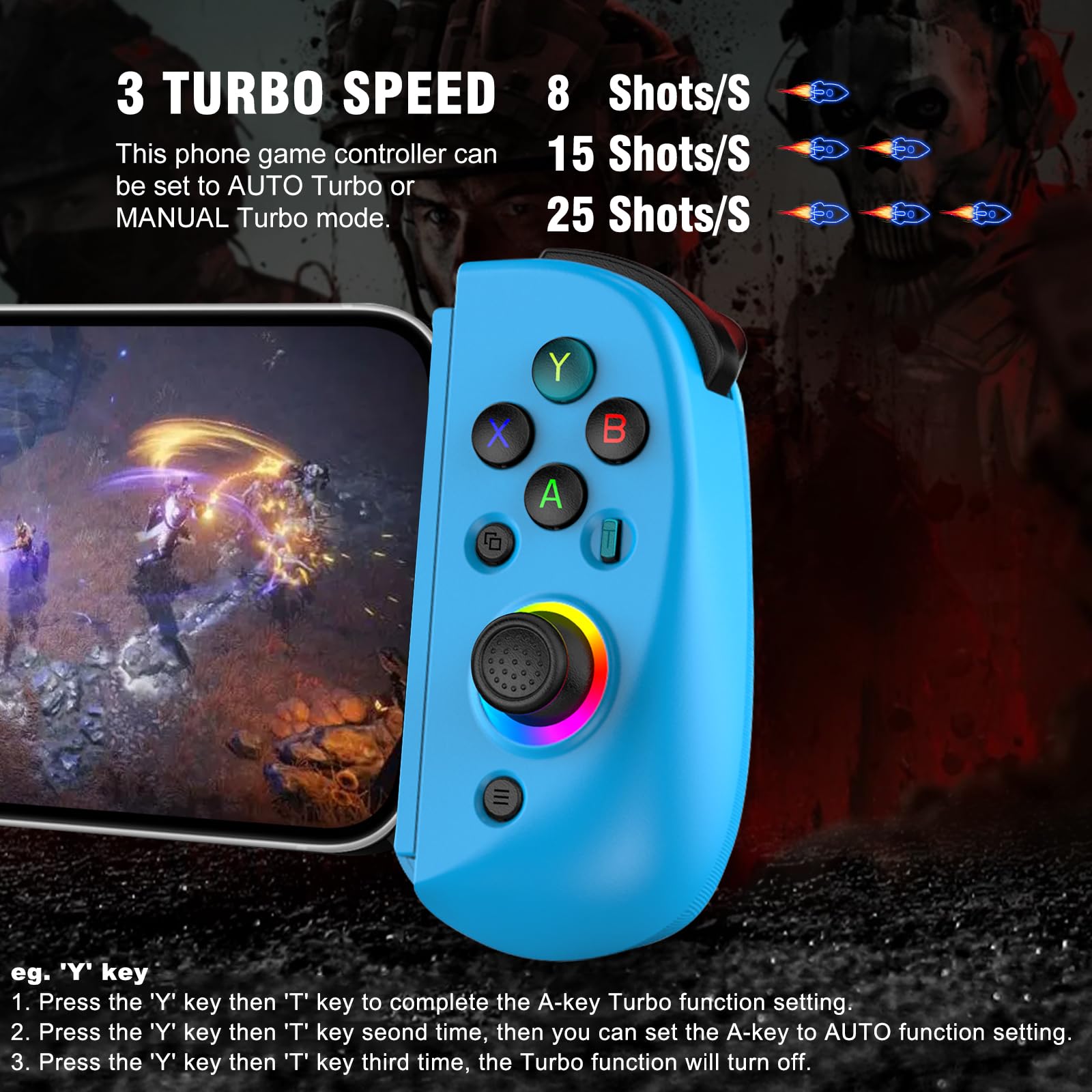 Controller Wireless Joso D8 Per IPhone, Android, Switch, PC, PS4 - Con Joystick Hall, Vibrazione, Per Cloud Gaming E Remote Play