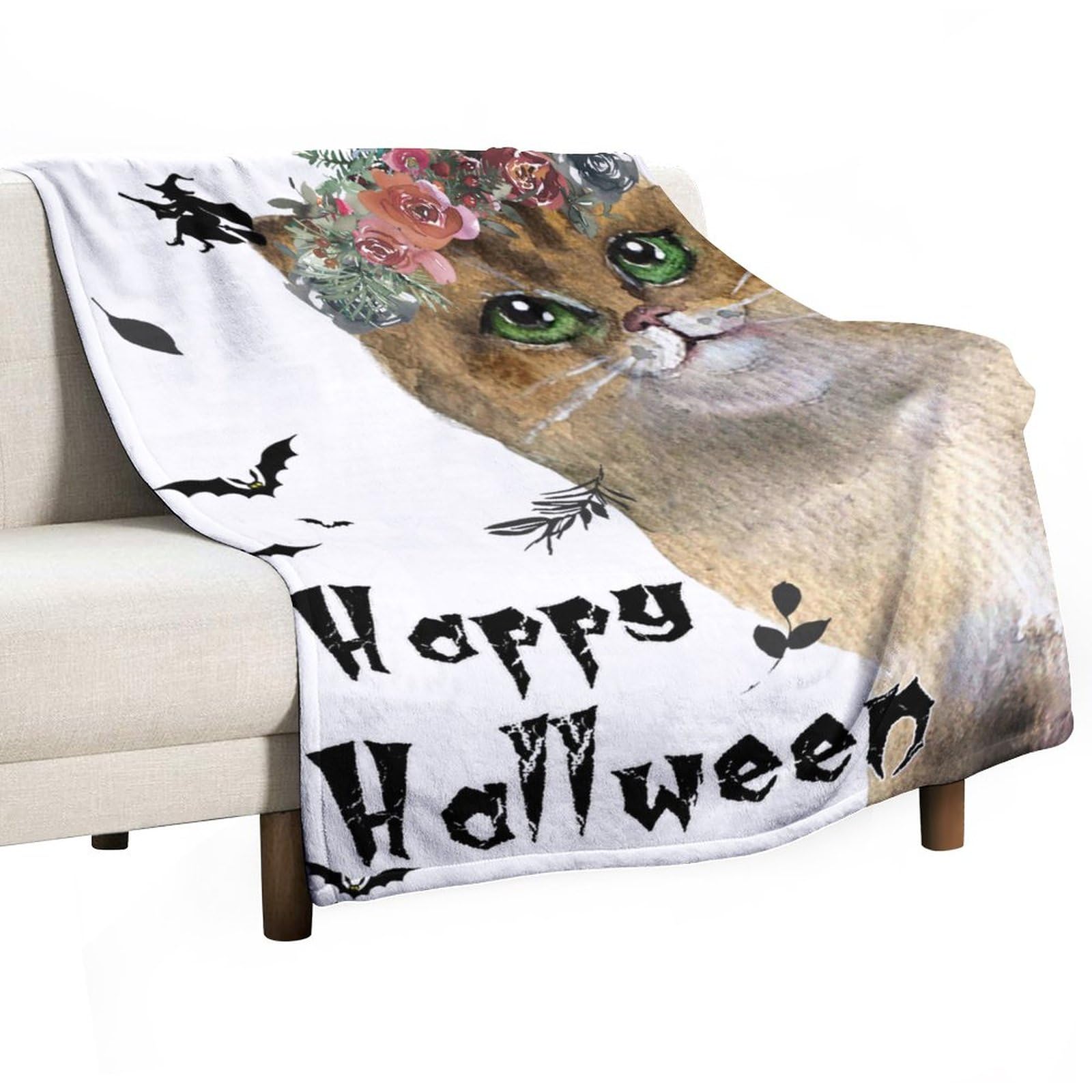 Couverture polaire chat, cadeau idéal pour couple et amoureux