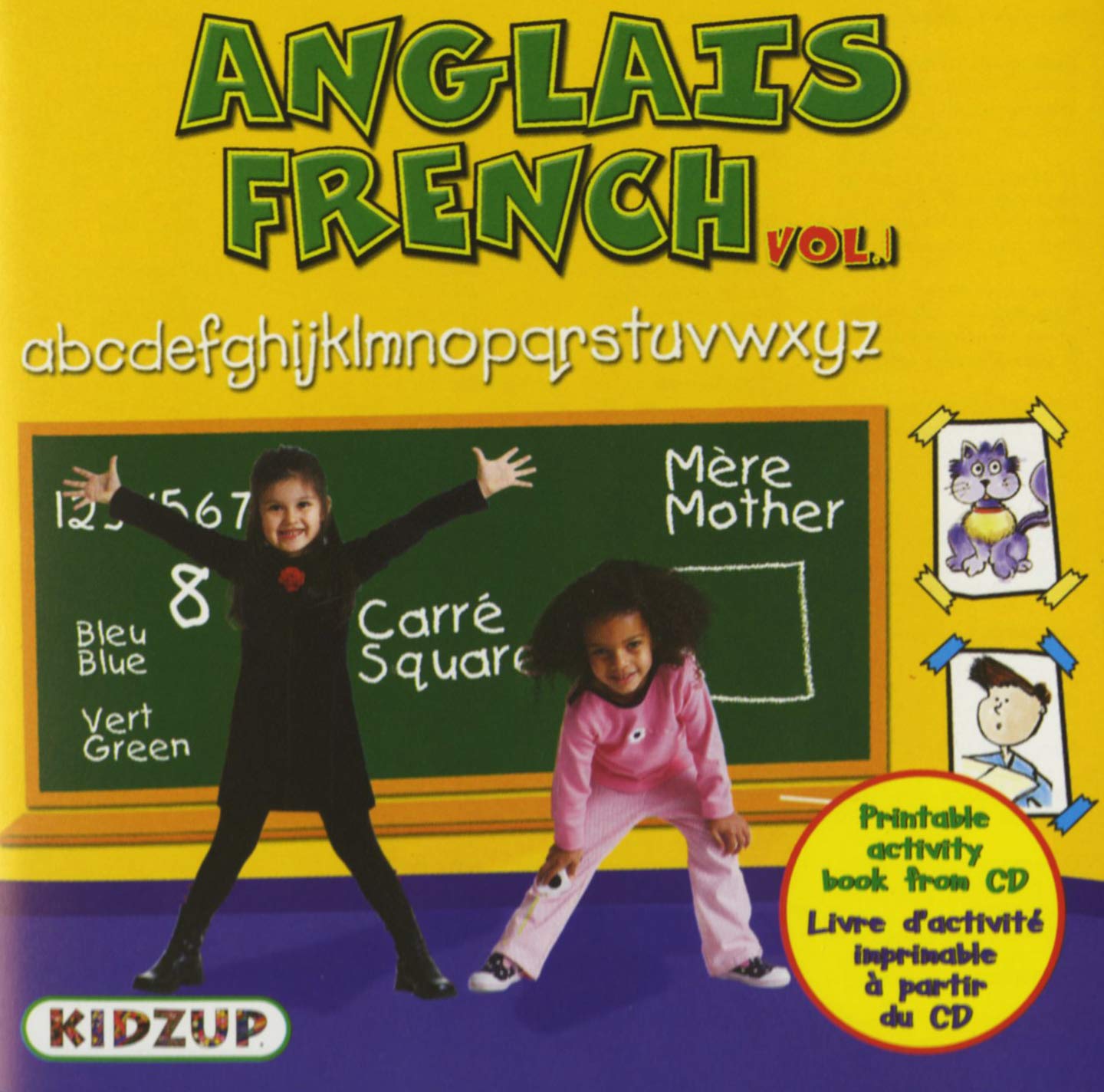 J'apprends l'anglais I'm Learning French Vol. 1 [Audio CD] Kidzup