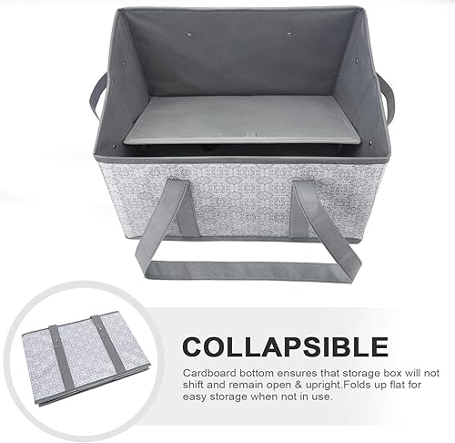 Miniatura 6 de WISELIFE Bolsas reutilizables para comestibles Paquete de 3 Bolsa grande para comestibles resistente al agua bolsa plegable para ropa juguetes