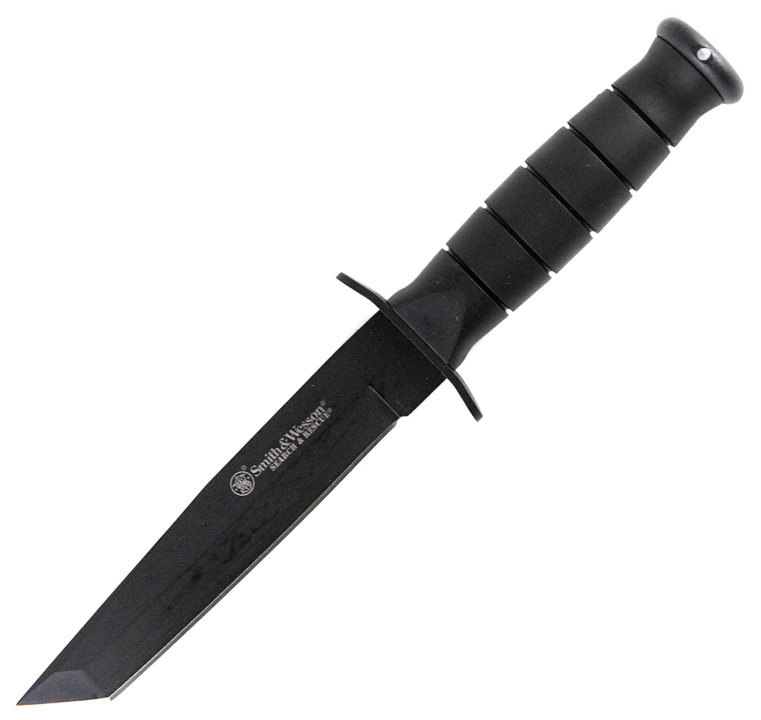 Smith & Wesson Search and Rescue CKSURT 10.5in S.S. Fixed Blade Knife with 6in Tanto Blade and Aluminum Handle for Outdoor, Tactical, Survival and EDC