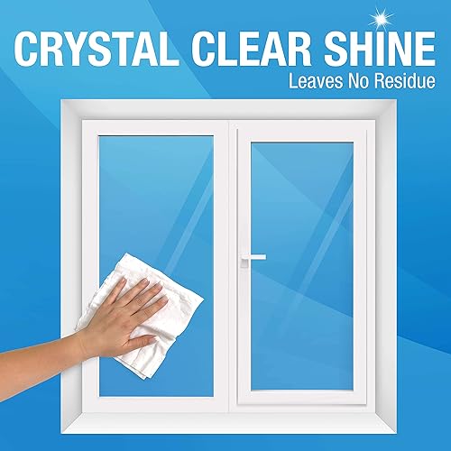 Miniatura 2 de MiracleWipes Toallitas de limpieza desechables y sin rayas para espejos ventanas cocina hogar y automóvil 60 unidades