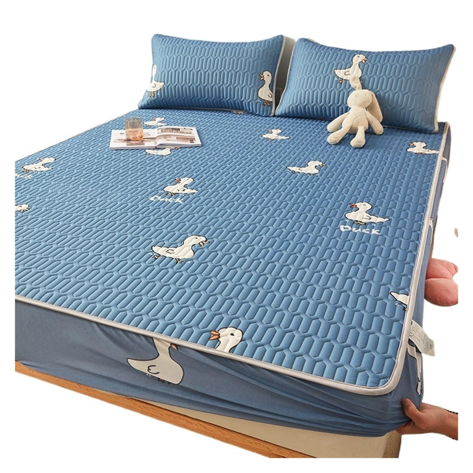 Matelas D'Été en Soie Glacée Tapis d'été épais for lit
