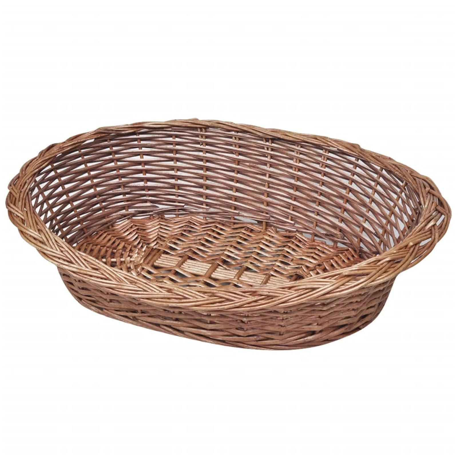 Chusui Cesto per Cani Lettino in Vimini Cesta per Cani Cesta Cane Cesto per Cani/Lettino in Vimini Naturale 70 cm