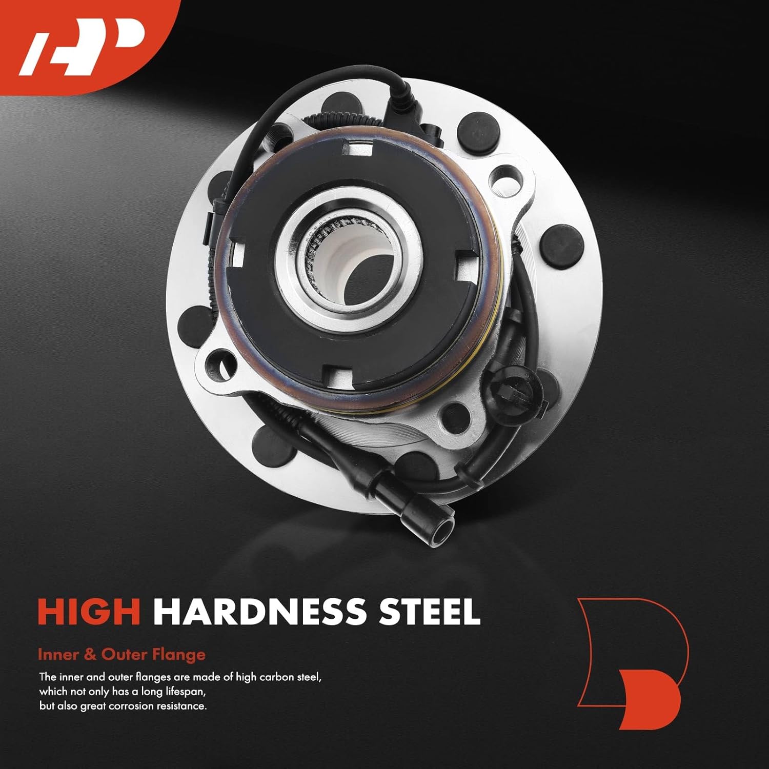 A-Premium Front Wheel Bearing and Hub Assembly with ABS & 8-Lug Compatible with Ford F-250 Super Duty/F-350 Super Duty/F-450 Super Duty/F-550 Super Duty 1999, 4WD Only