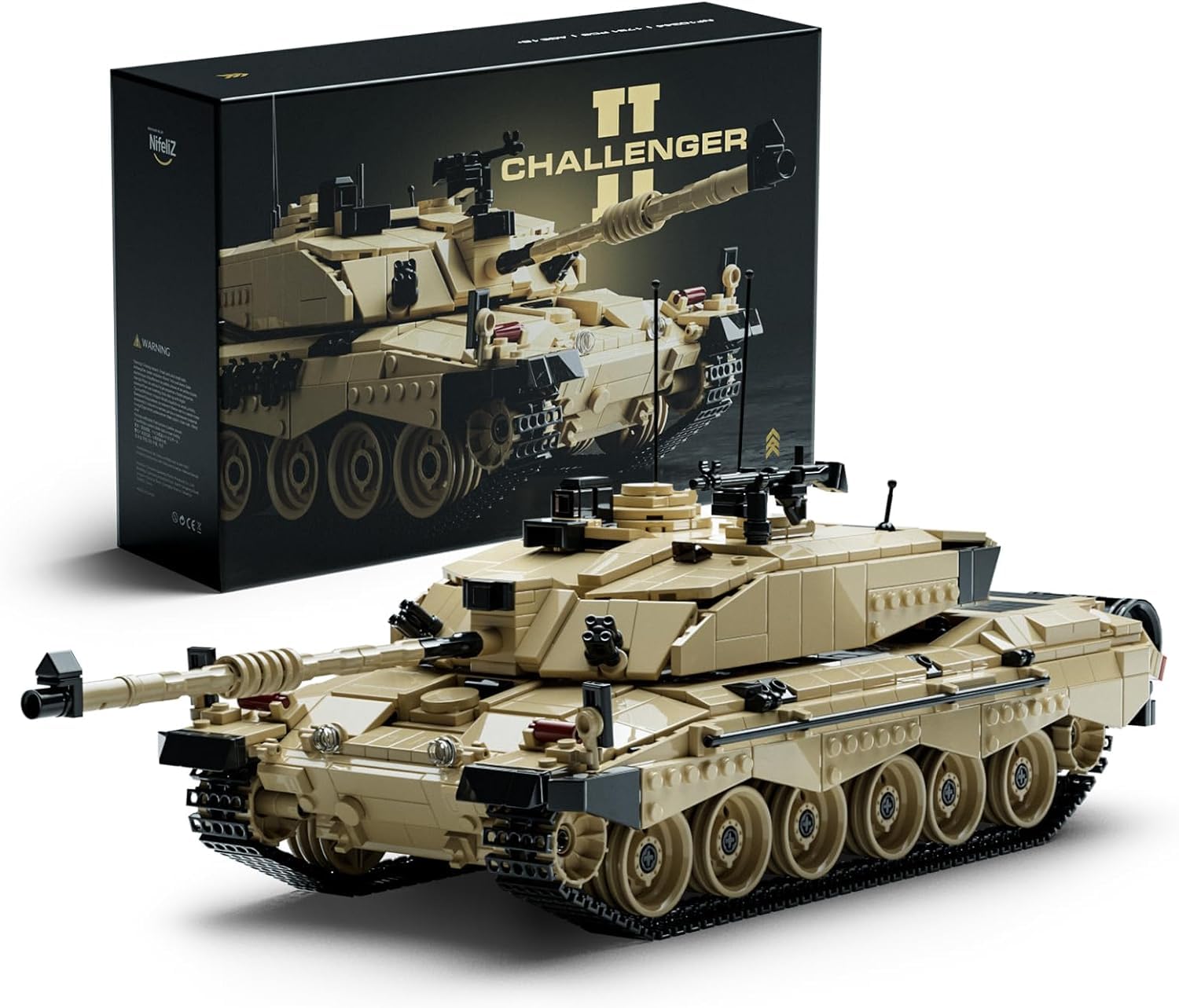Amazon.co.jp: Nifeliz チャレンジャー2 戦車ブロック 大人向け