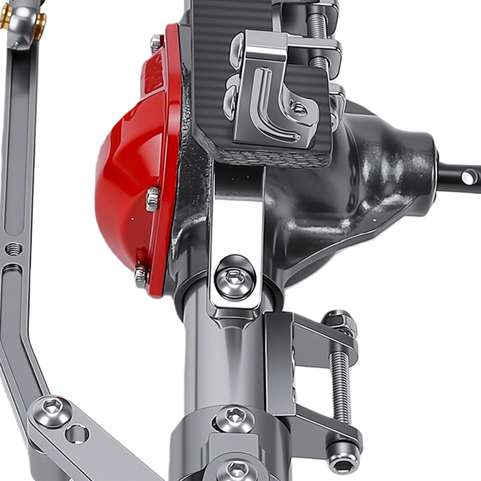 Eje Delantero RC, Actualización del Eje Delantero de Aleación de | Eje delantero de piñón alto con rodamientos grandes, ajuste directo para Axial SCX10 1/10 RC