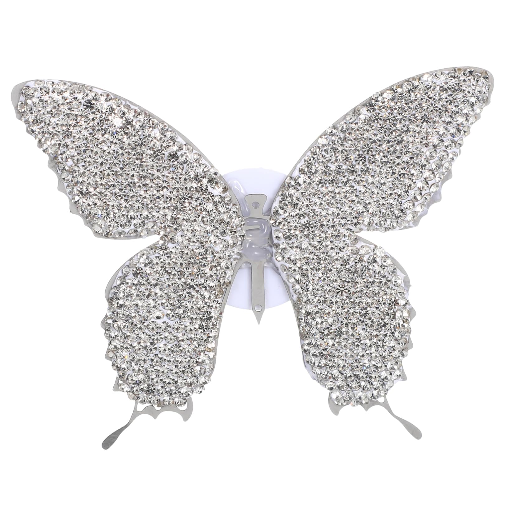SOLUSTRE 5pezzi Clip Aromatica Per Auto Forma Di Farfalla Con Strass Decorazione Elegante Per Interni Facile Installazione Su Presa Aria Profumo Prolungato Per Esperienza Di Guida