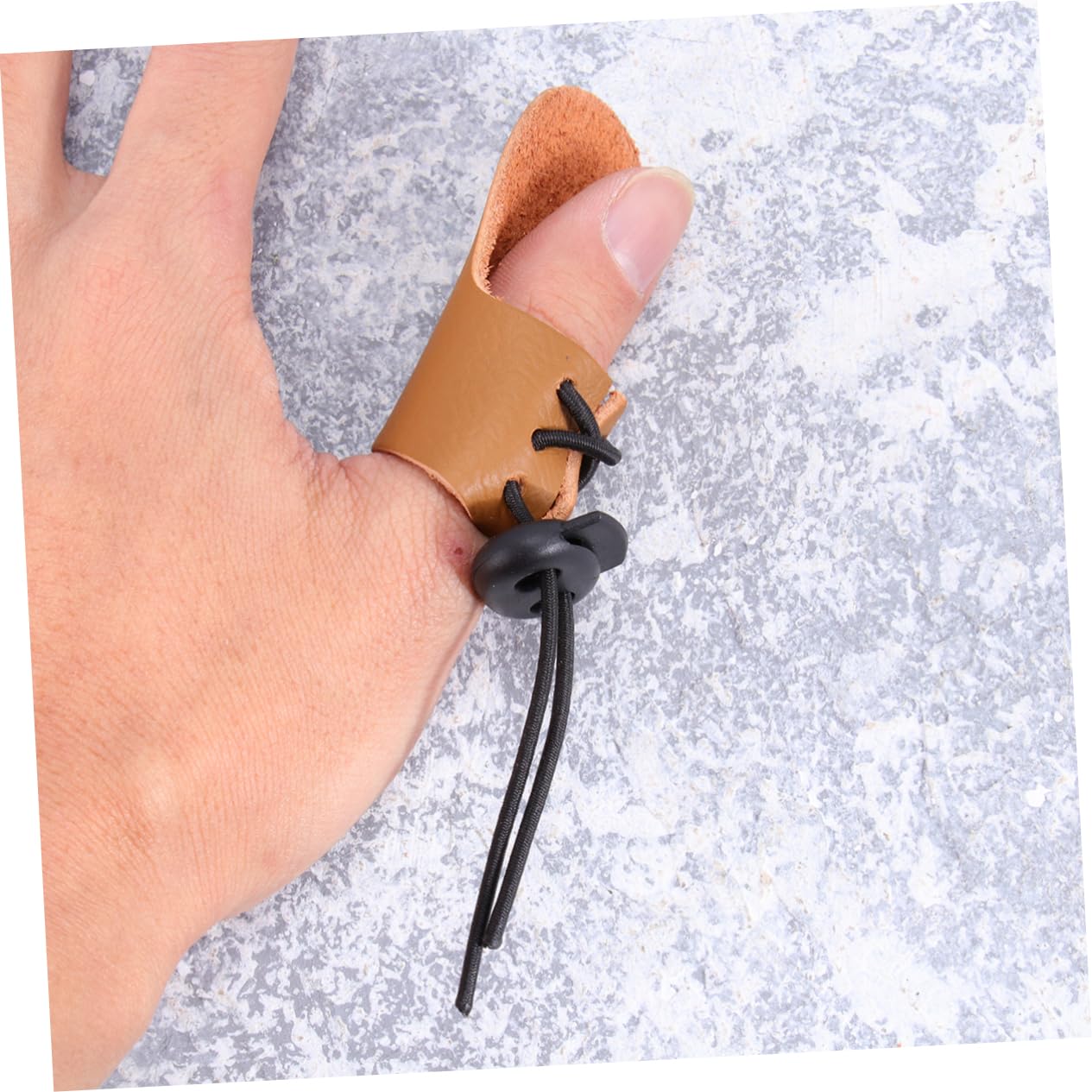 Toyvian Single Fingers Glove Arrow Finger Protector Pad Shooting Glove Lightweight for