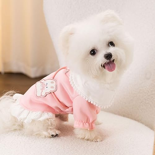 Miniatura 5 de Suéter cálido para perros y mascotas, vestido para invierno, lindo abrigo para perros pequeños y medianos, Navidad, suave, para cachorros, para