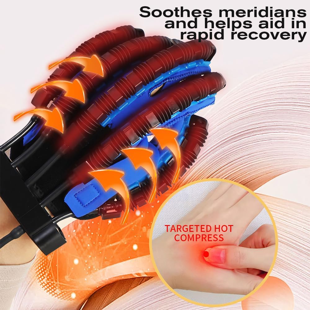 BAUSATZ Upgraded rehabilitation robot gloves hand stroke recovery equipment, hand dysfunction patient training equipment stroke hemiplegia, hand massage mirror training