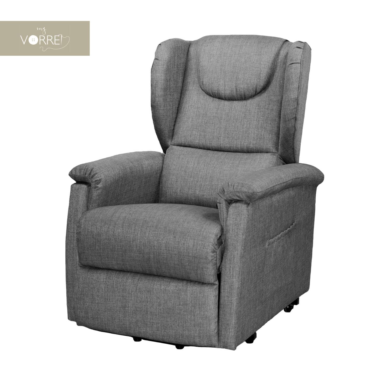 Poltrona Relax 1 o 2 Motori Dispositivo Medico Classe 1 Seduta Sfoderabile Rivestimento in 3 Tipi e 9 Colori Elsa