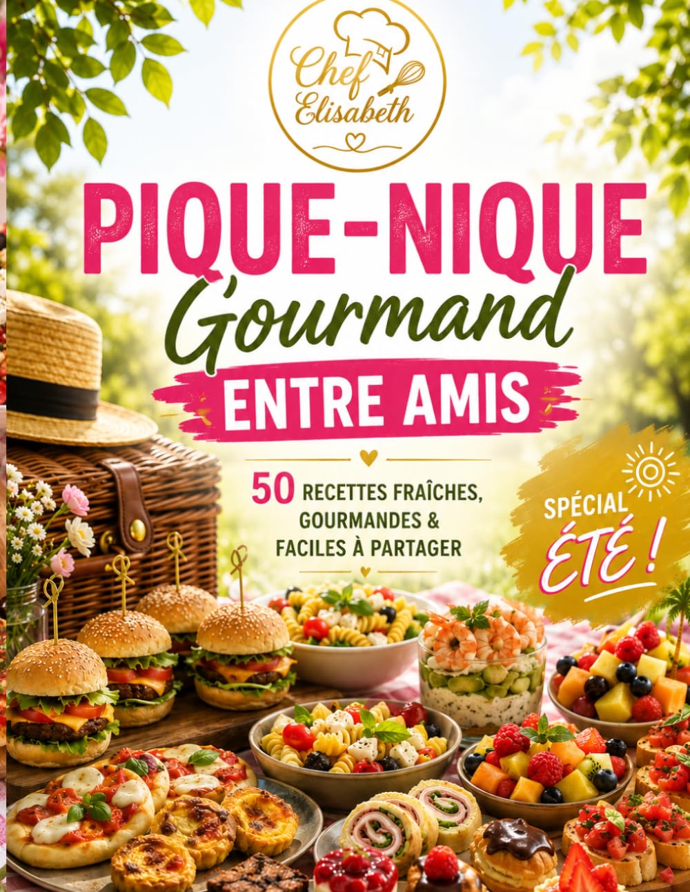 PIQUE-NIQUE GOURMAND ENTRE AMIS: 50 Recettes Fraîches, Gourmandes & Faciles à Partager