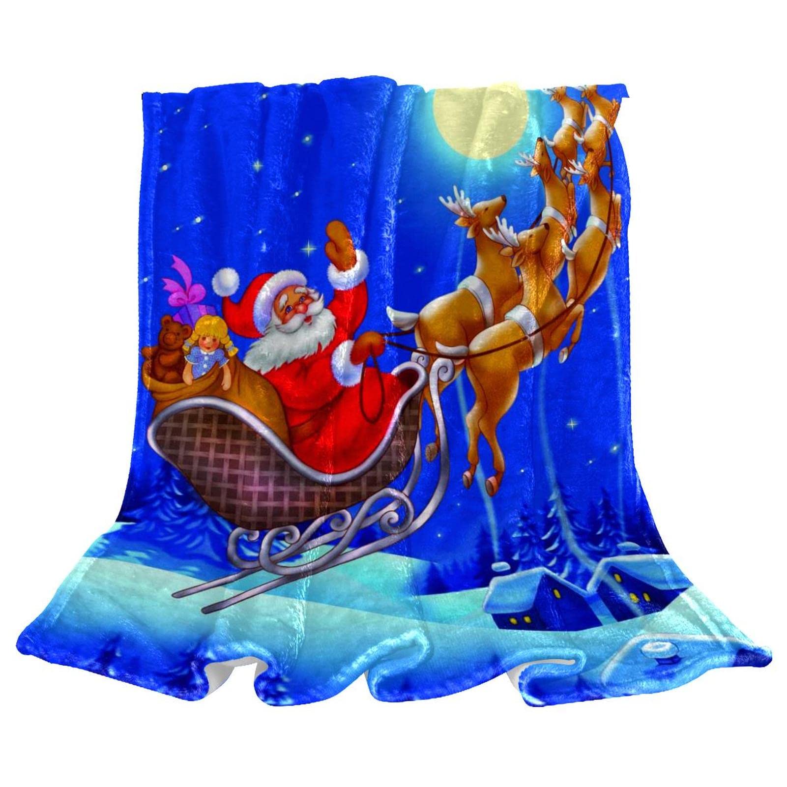 Couverture de lit enfant Noël le cadeau idéal et moelleux pour l'hiver