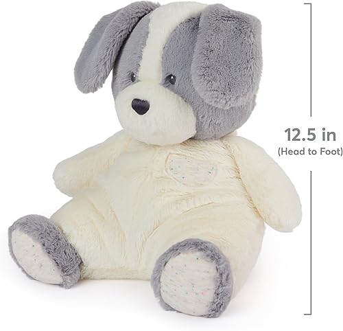 Miniatura 5 de GUND Baby Oh So Snuggly Puppy, perro de peluche grande para bebés y bebés, grisblanco, 12.5 pulgadas