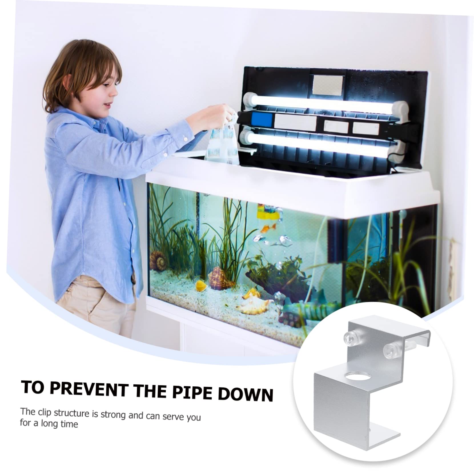 POPETPOP 3stücke Wasserrohr Fixierungsklemme Für Aquarien Einfache Installation Robust Für Verschiedene Rohrmaterialien Geeignet Platzsparend Und Praktisch