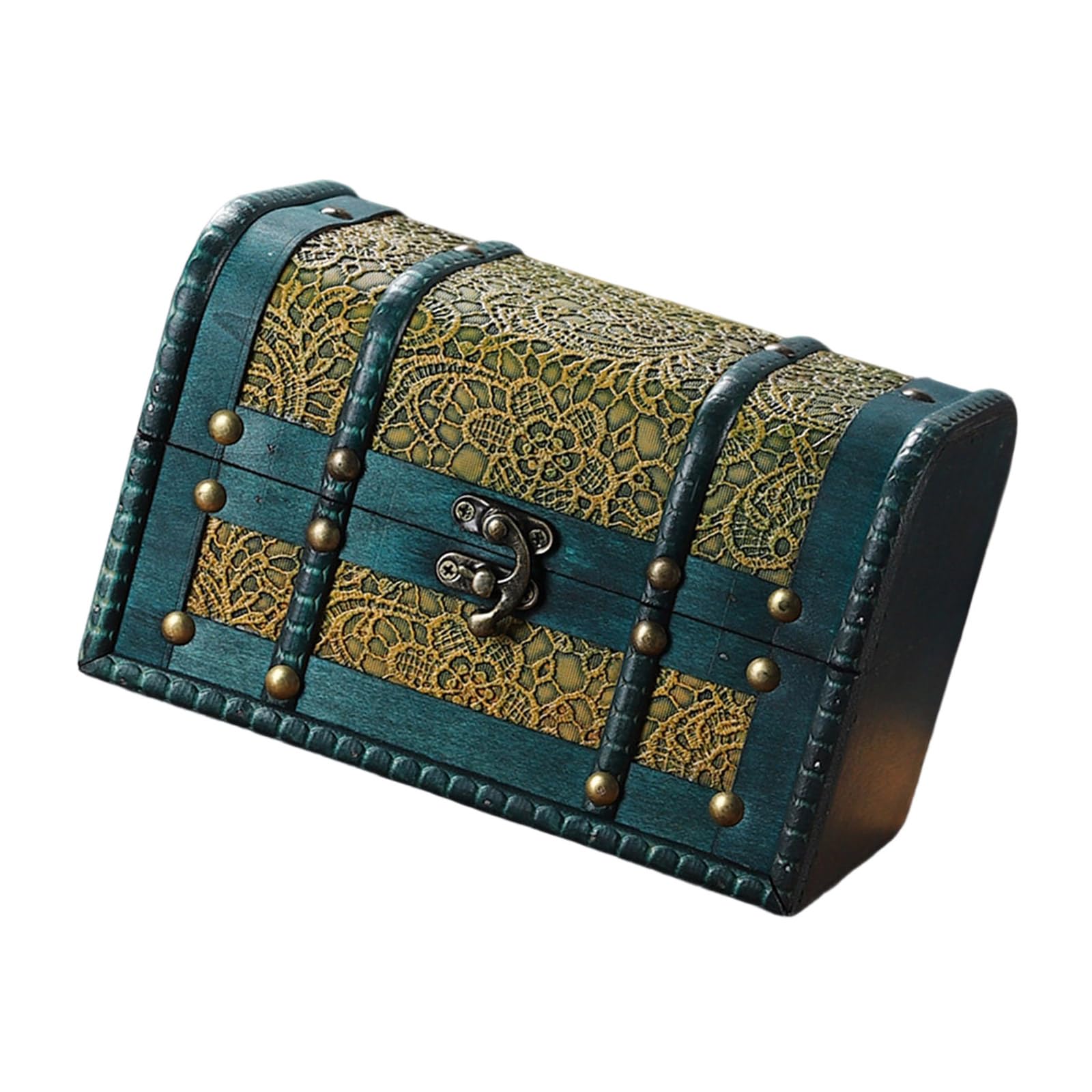 NEWFT User Friendly Antique Wood Storage Chests Jewelry Organizers Accessories Storage Container for Home Decors and Gift Giving Antique Jewelry Box