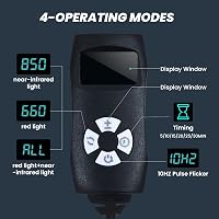 I-THERA-U Infravörös Fényterápiás Öv - 360 LED, 660nm Vörös & 850nm Infravörös Fény, Izomrelaxáló, Hátfájdalom Enyhítő, Teljes Testre, Időzí 4