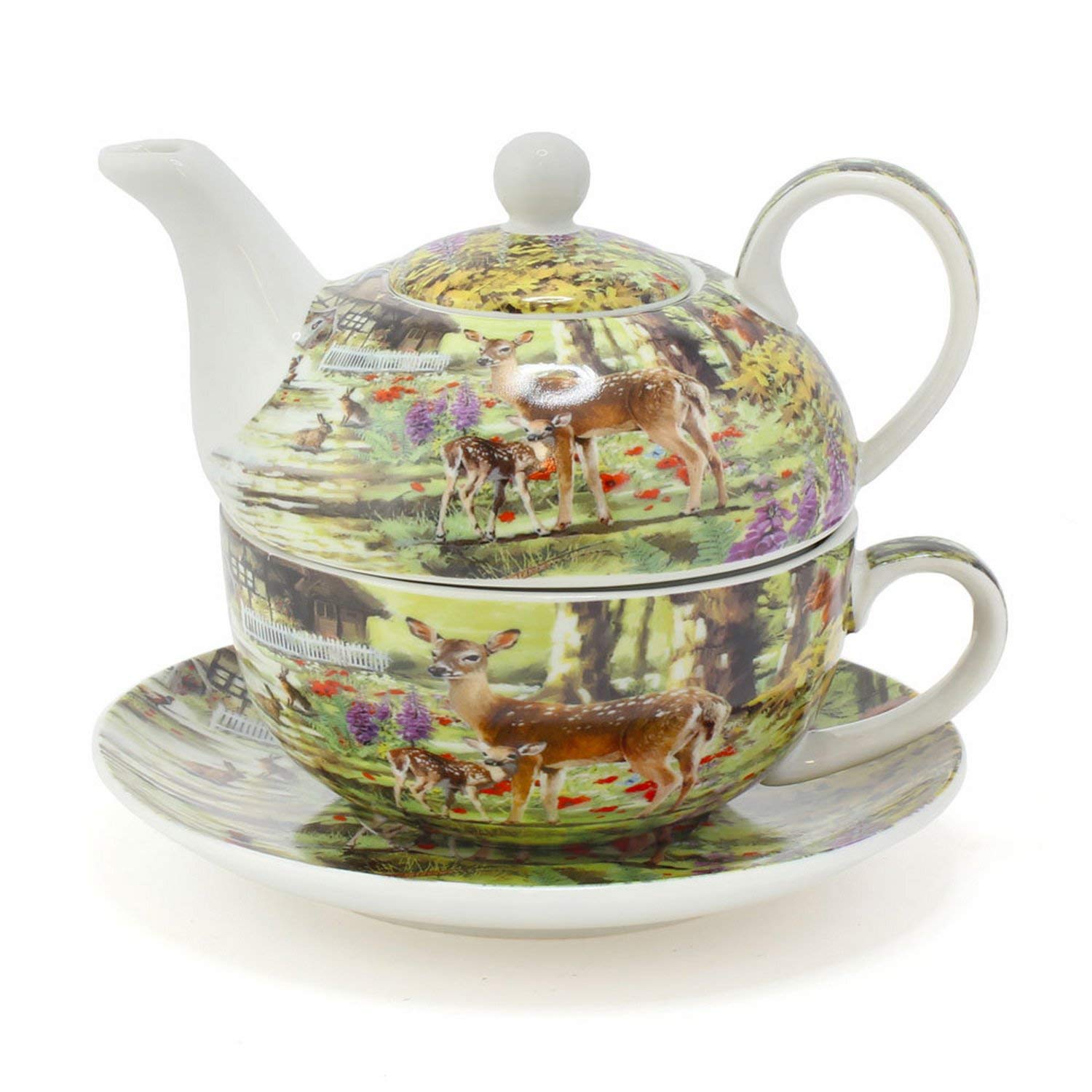 Lesser & Pavey All Creatures Great And Small - China Tea For One Set - New Design By