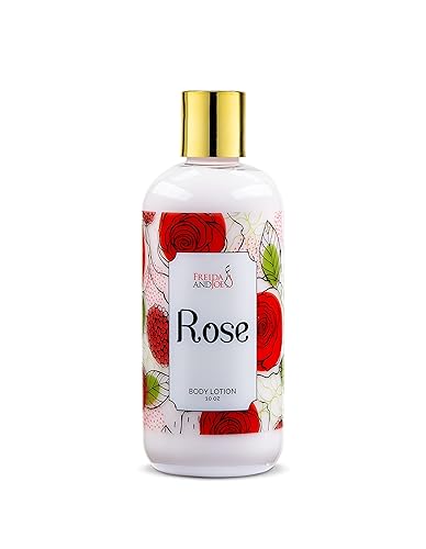Miniatura 2 de Rose Home Spa Gift - Loción corporal de fragancia hidratante profunda de 10 onzas y 8 onzas, conjunto de fragancia fina para el cuerpo, combo de