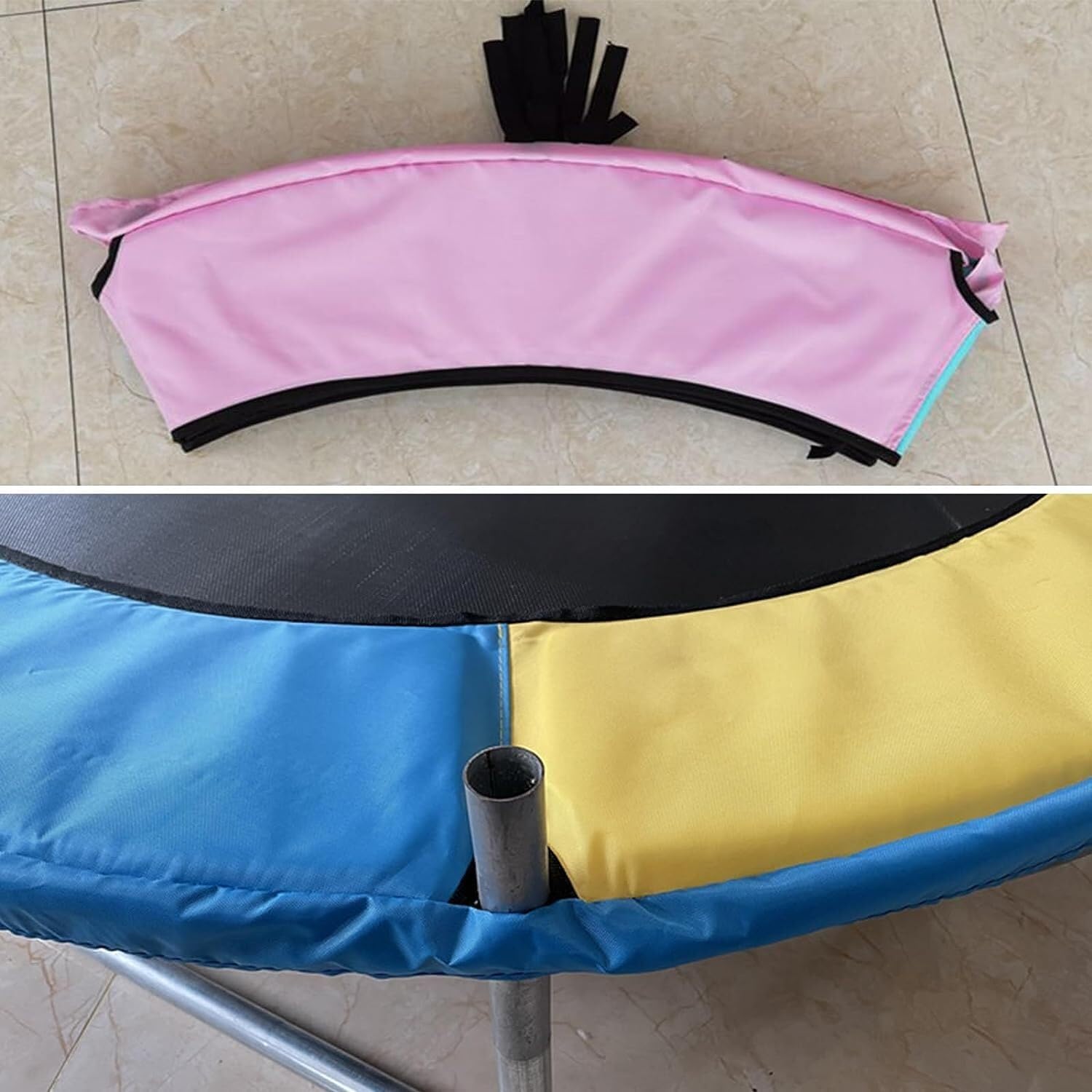 Trampoline Padding Oxford Cloth Sponge Pad Anti-Collision Protective Pad Cover Surrounds Trampoline Padding