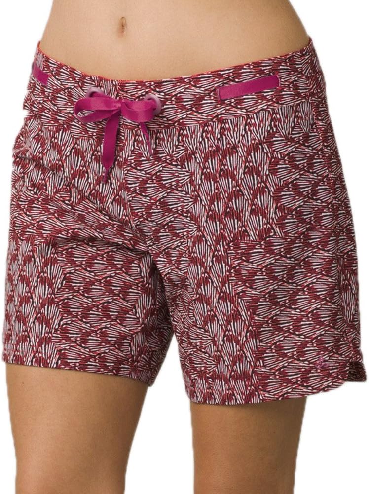 prAna Silvana Board Shorts Medium Pomegranate Seashells