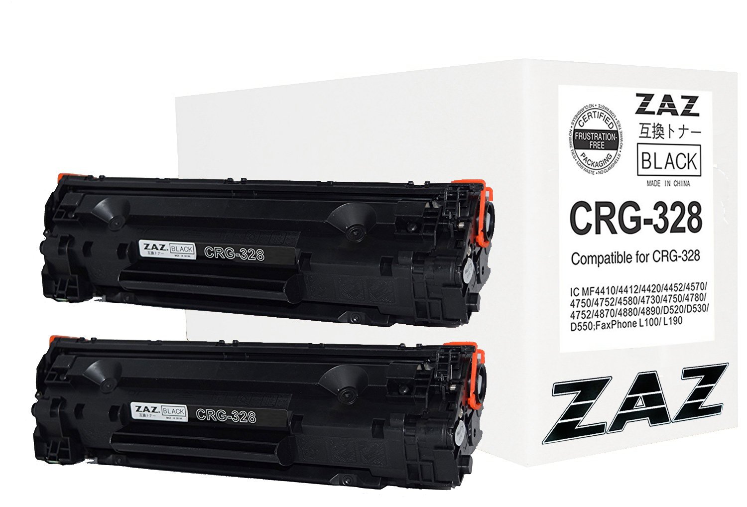 Canon Cartridge 328 トナーカートリッジ 2個セット Amazon.co.jp: （2本セット） 〔 ZAZ 〕 CRG-328 キャノン 互換 トナー