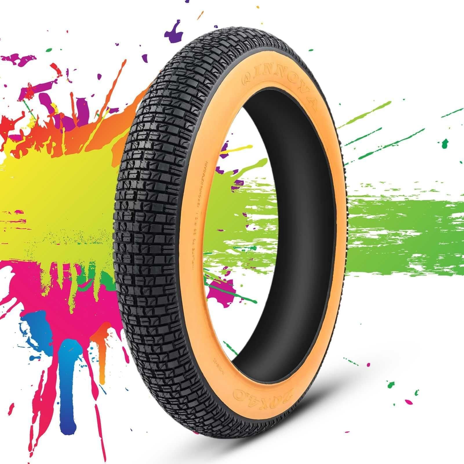 26x4.0 Opona Fat Bike z Żółtym Bokiem 26-4.0 Wzór Kierunkowy All-Terrain i 26 4.0 Guma Wysokiej Gęstości dla E-Bike, MTB, Motocykla Śnieżnego i Trójkoła Plażowego