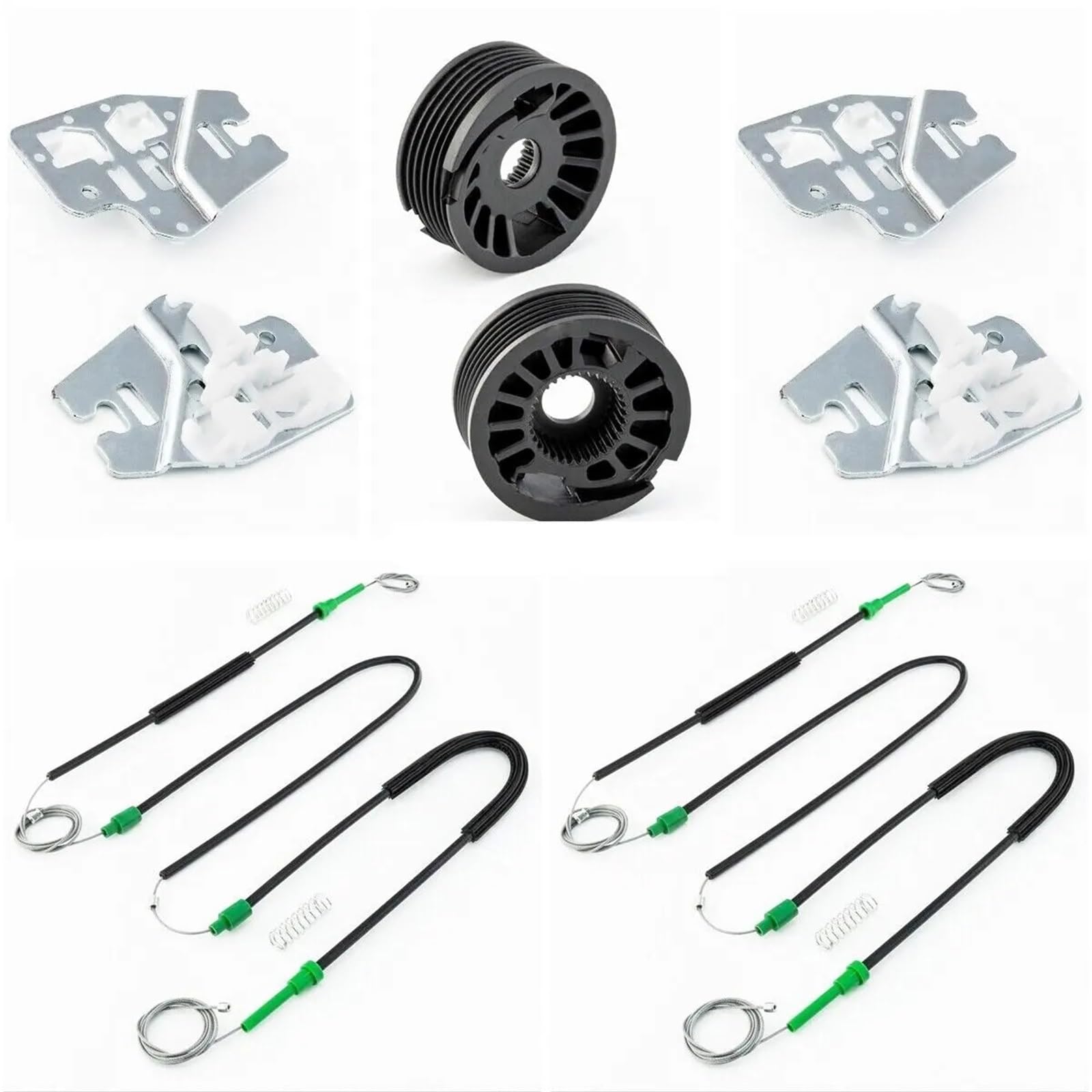 Kit de réparation lève-vitre BMW Série 3 E46 pour mécanisme avant gauche ou droit 2 pièces